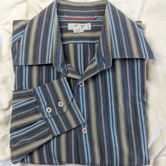 guess men's dress shirts